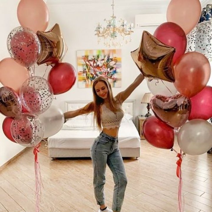 Фонтаны шаров "Селебрити" в Воронеже