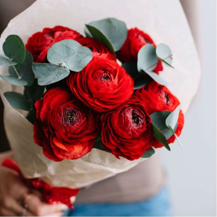 Букет ранункулюсов  в Воронеже