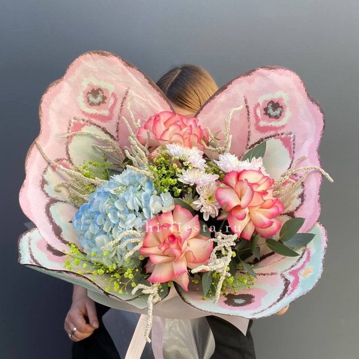 Дизайнерский букет бабочка №5 в Воронеже