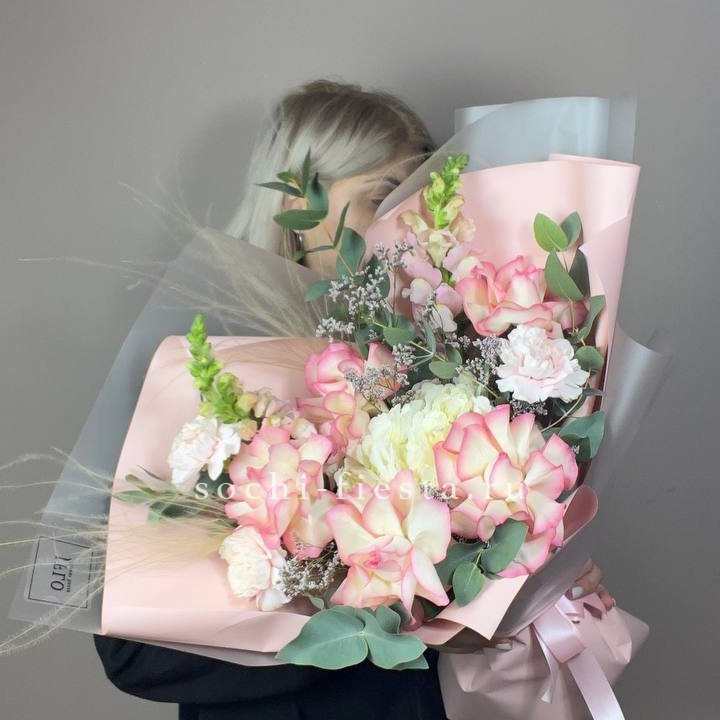  Букет  "Закат для неё" в Воронеже