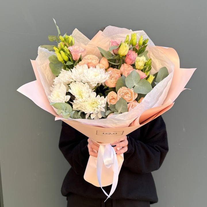 Букет "Персиковая нежность" в Воронеже