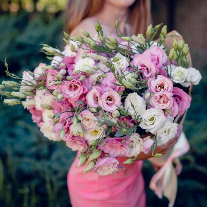 Букет эустом №1  в Воронеже