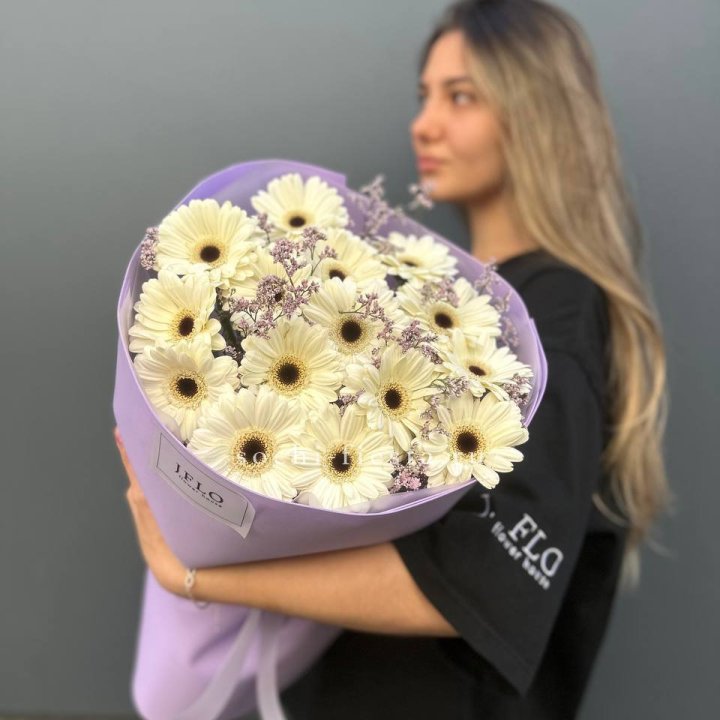 Букет голландских гербер "Лавандер" в Воронеже