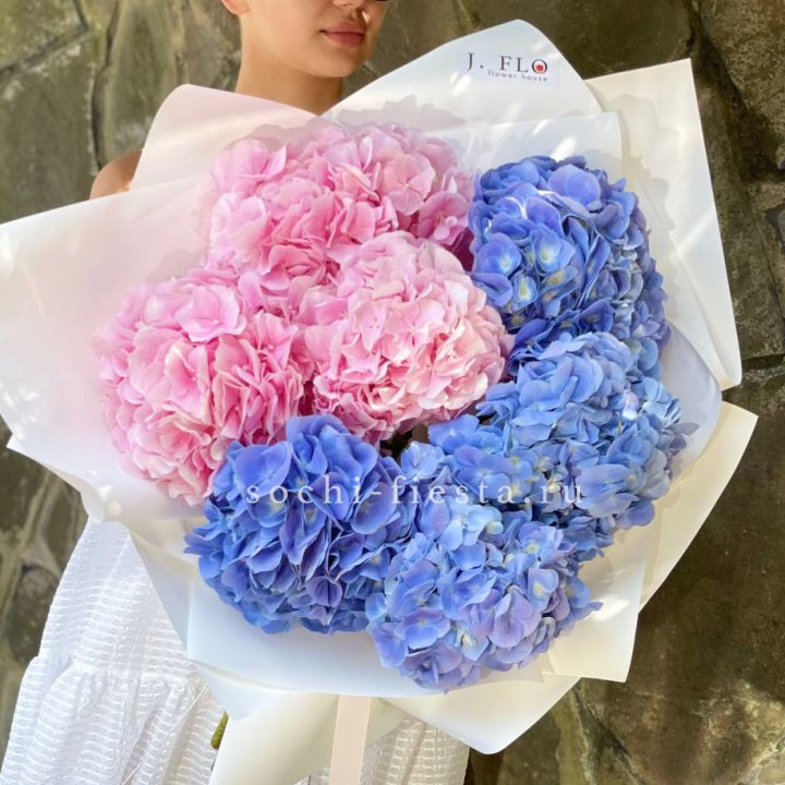 Букет гортензий №1 в Воронеже