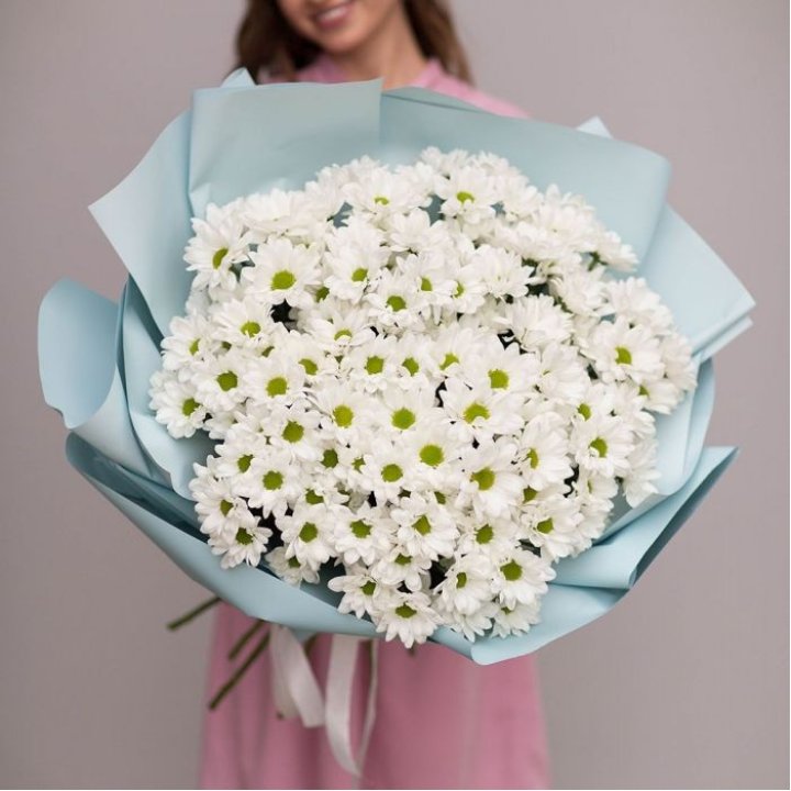  Букет хризантем "Бон-бон" в Воронеже