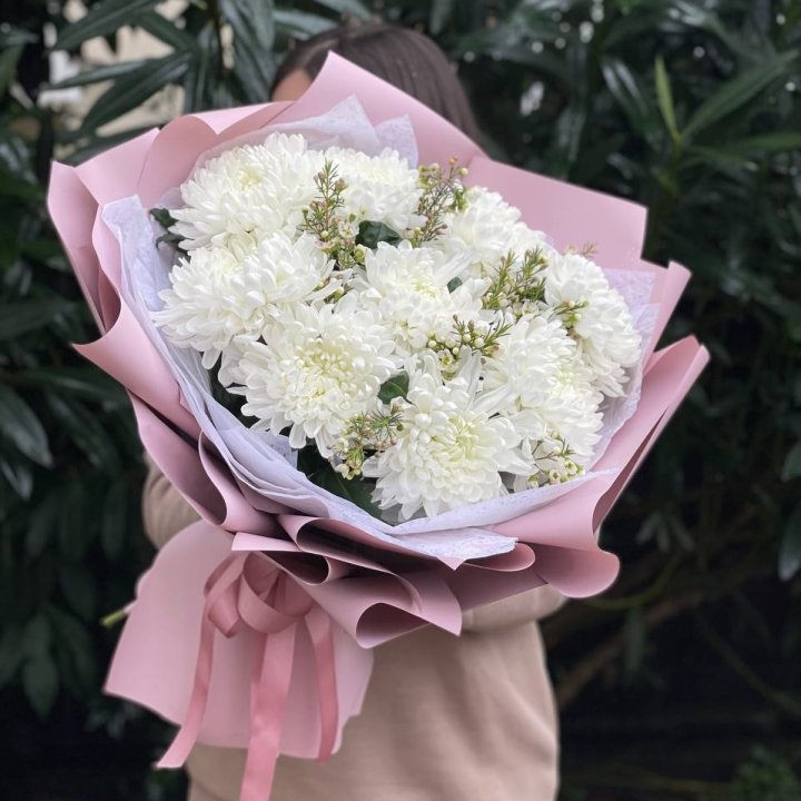 Букет хризантем №1 в Воронеже