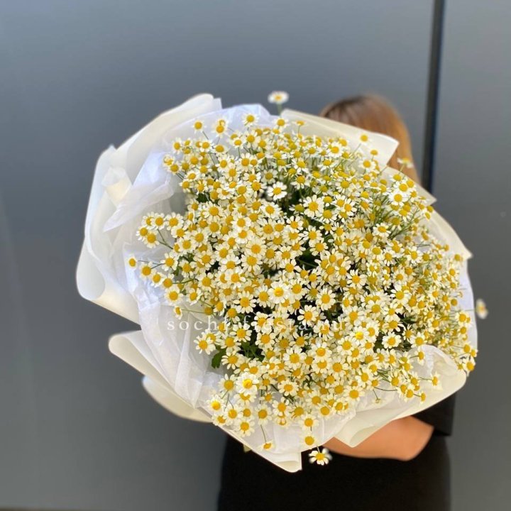 Букет ромашек "Фемели" в Воронеже