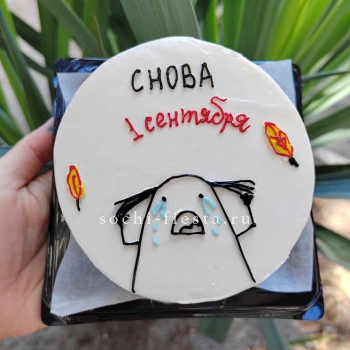 Бенто-торт "Не опять, а снова..." в Воронеже