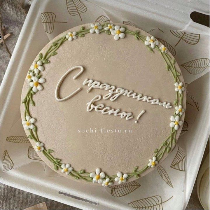 Бенто-торт "C праздником весны!"  в Воронеже