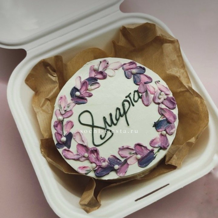 Бенто-торт "8 марта цветы"  в Воронеже