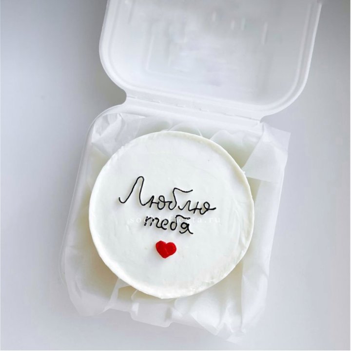 Бенто-торт "Люблю Тебя"  в Воронеже