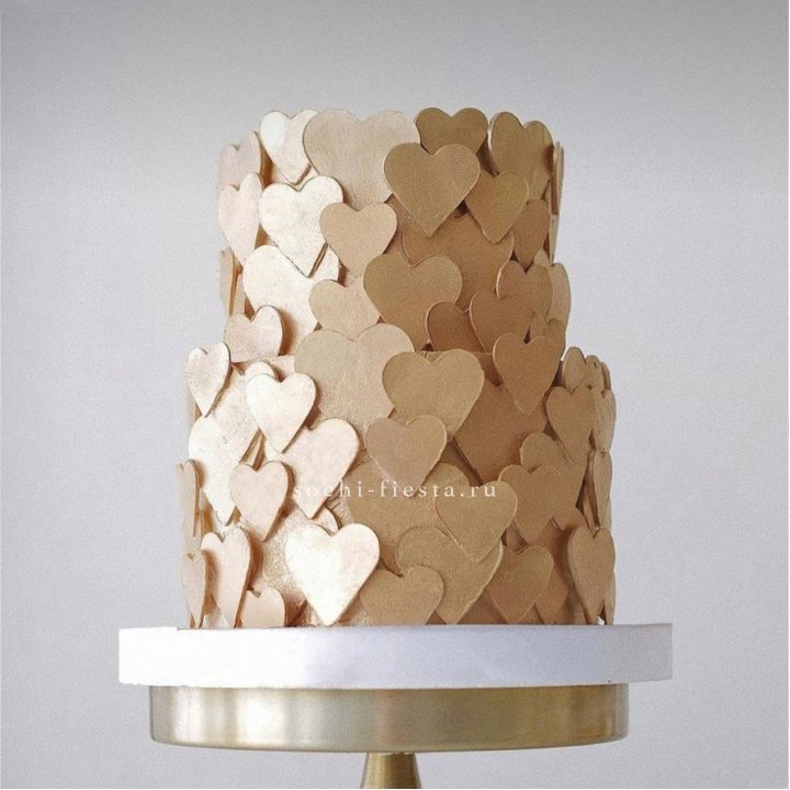 Торт "Hearts" gold в Воронеже