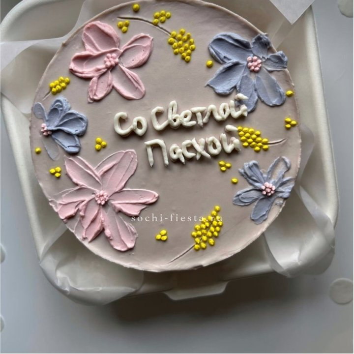 Бенто-торт "Светлой Пасхи" 3 в Воронеже