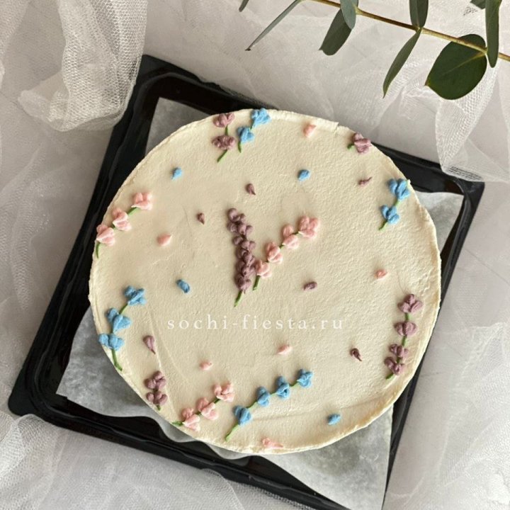 Бенто-торт "Лаванда" в Воронеже