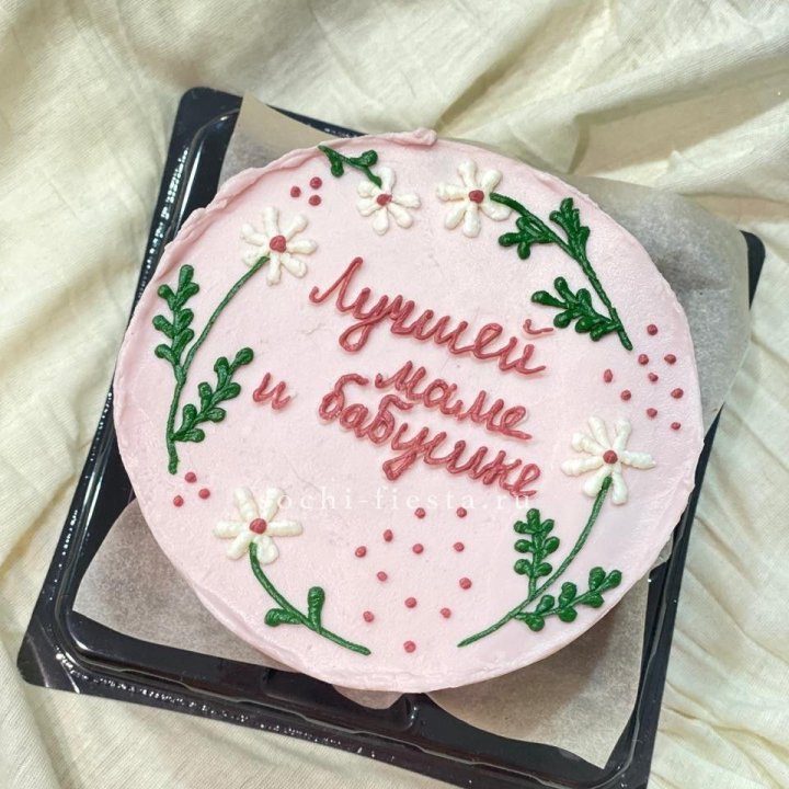 Бенто-торт "Лучшей маме и бабушке"  в Воронеже