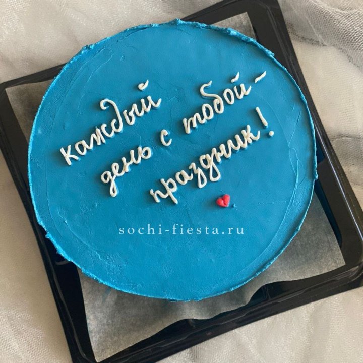 Бенто-торт "Каждый день с тобой праздник"  в Воронеже