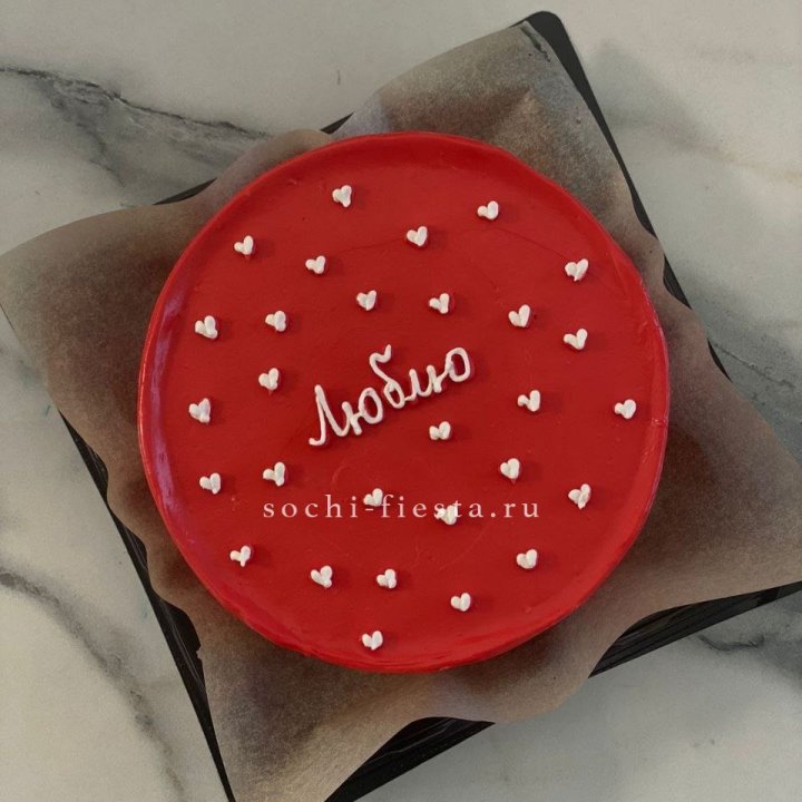 Бенто-торт "Люблю" в Воронеже