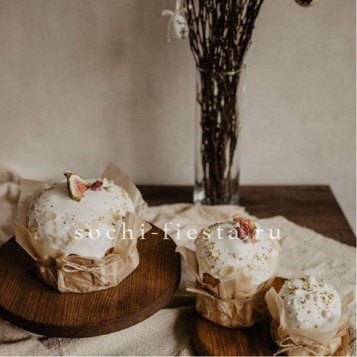 Кулич мини с изюмом в Воронеже