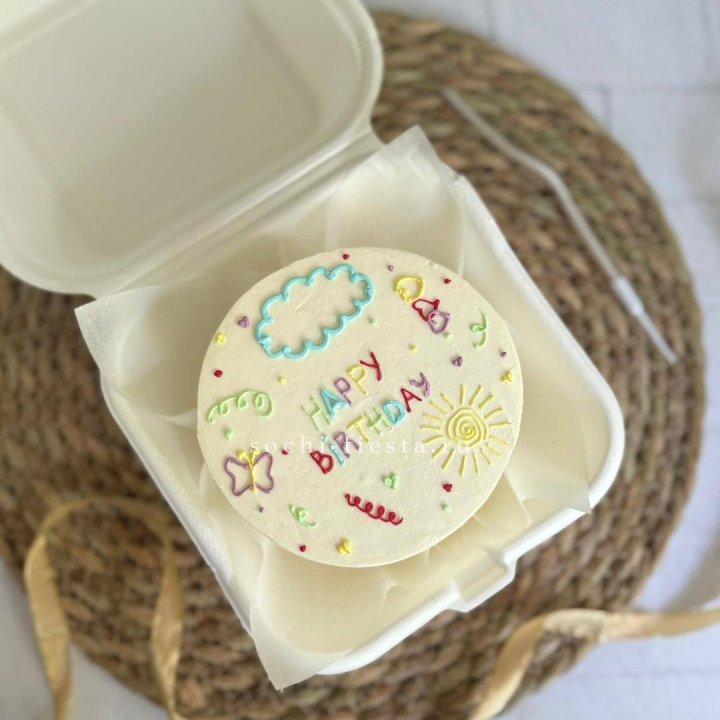 Бенто-торт "С днем рождения!"  в Воронеже