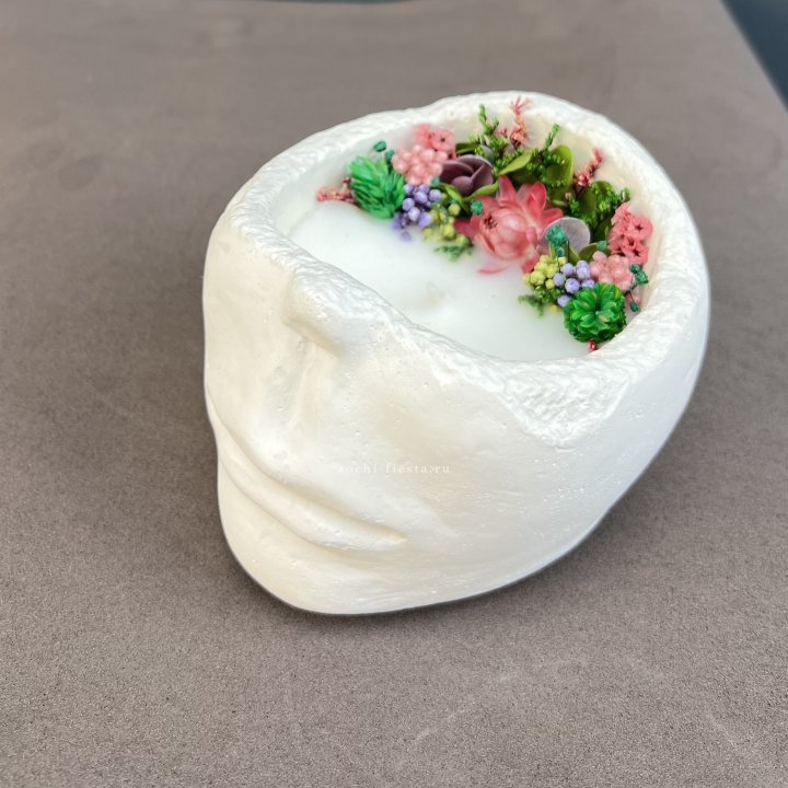 Свеча ароматическая в гипсе  в Воронеже