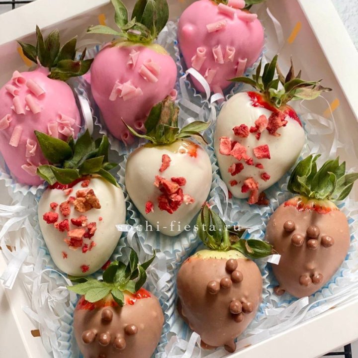 Клубника в шоколаде 9 ягод в Воронеже