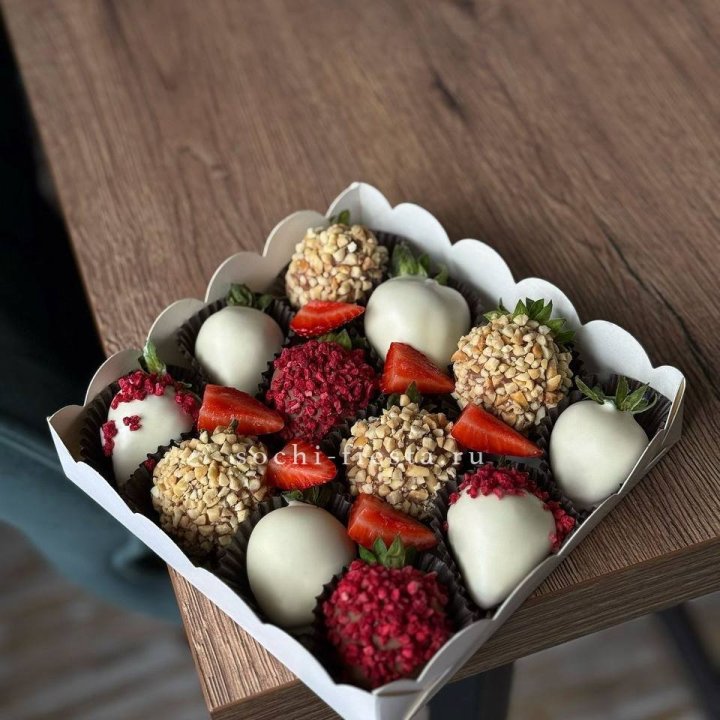 Клубника в шоколаде 12 ягод №2 в Воронеже