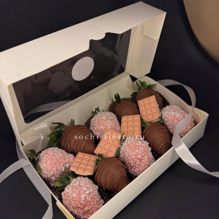 Клубника в шоколаде 10 ягод №2 в Воронеже