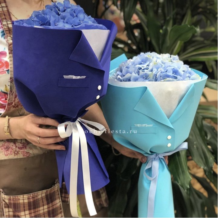 Букет с гортензией с пиджаком в Воронеже