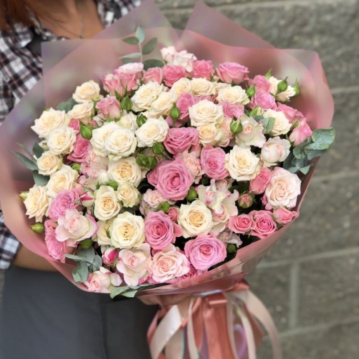 21 кустовая роза в Воронеже