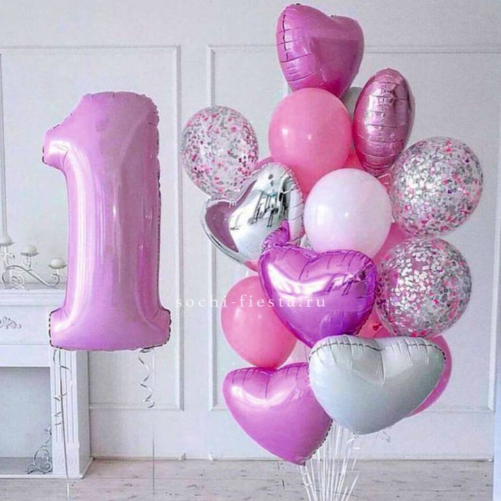 Набор шаров "С днем рождения" в Воронеже