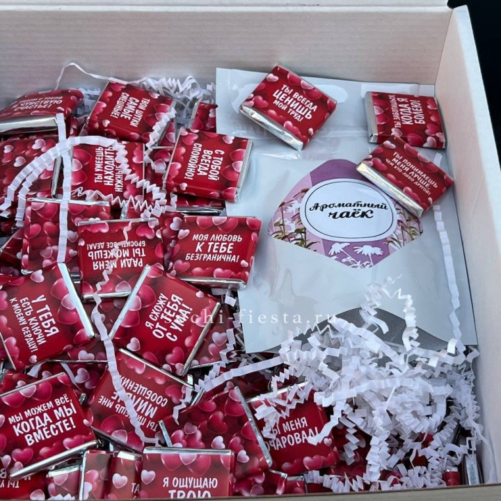 Набор Шоколад и Чай "101 причина любви" в Воронеже