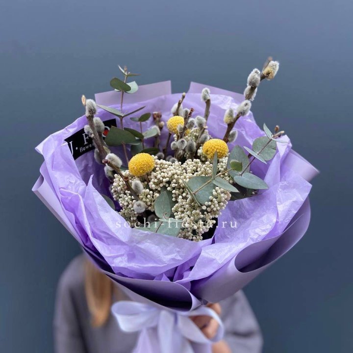 Букет с Вербой №1 в Воронеже