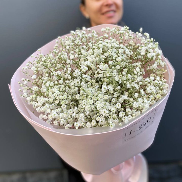 11 белых гипсофил в фоамиране в Воронеже