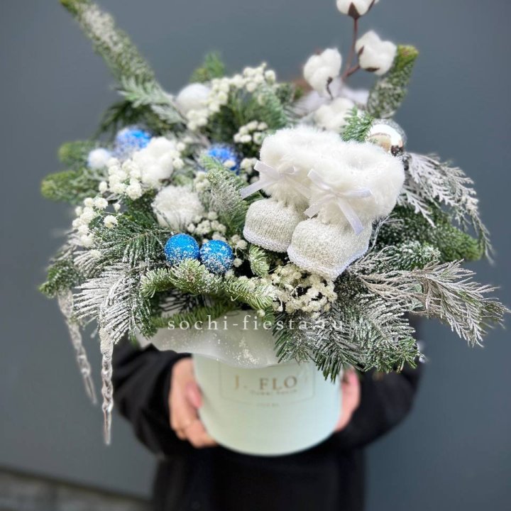 Новогодний бокс "Ботс блю" в Воронеже