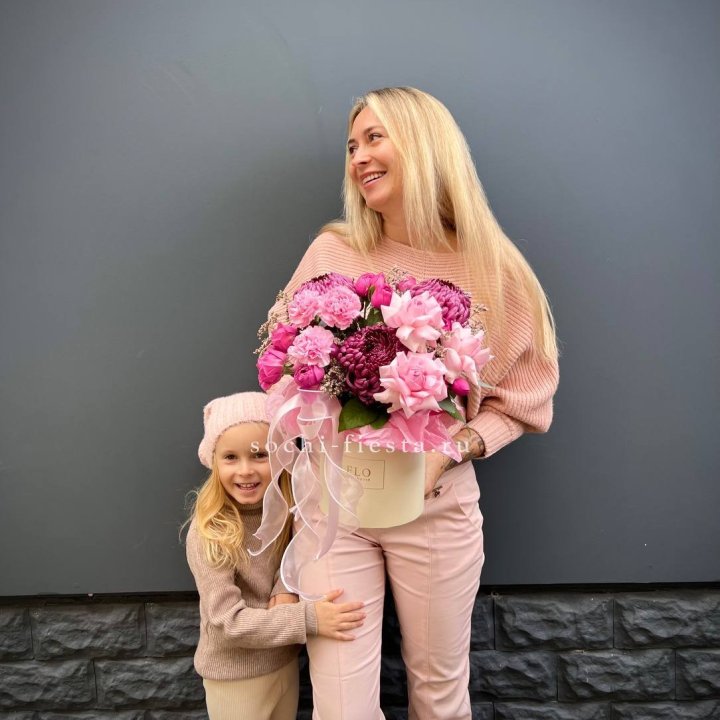 Цветочный бокс "Альба" в Воронеже