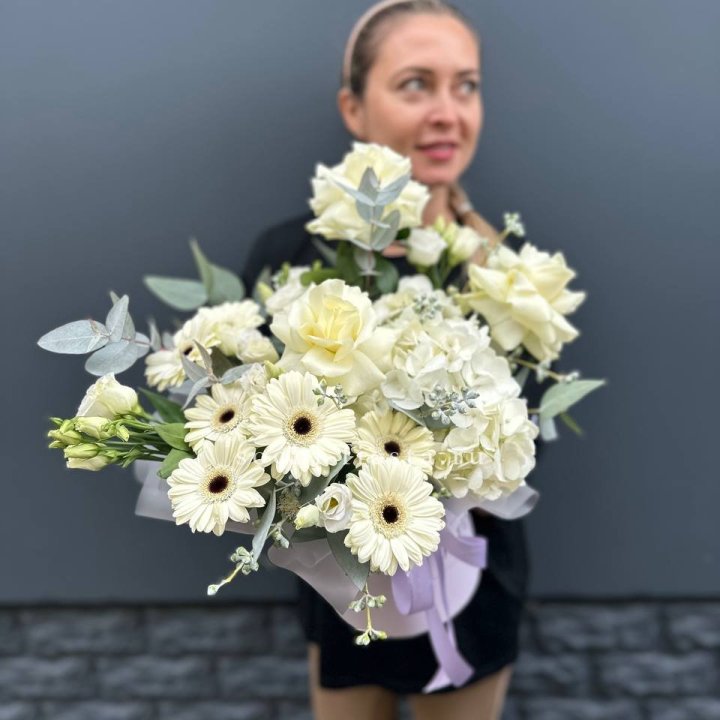 Цветочный бокс "Лавандовый сон" в Воронеже