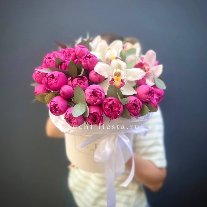 Бокс дуо мисти и орхидеи в Воронеже