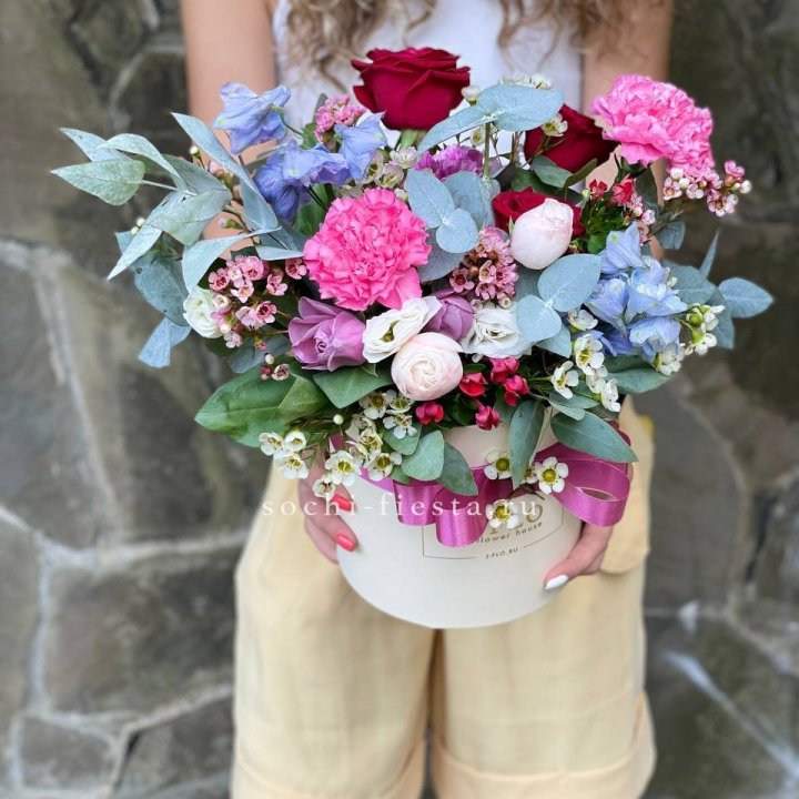 Цветочный бокс №4 в Воронеже