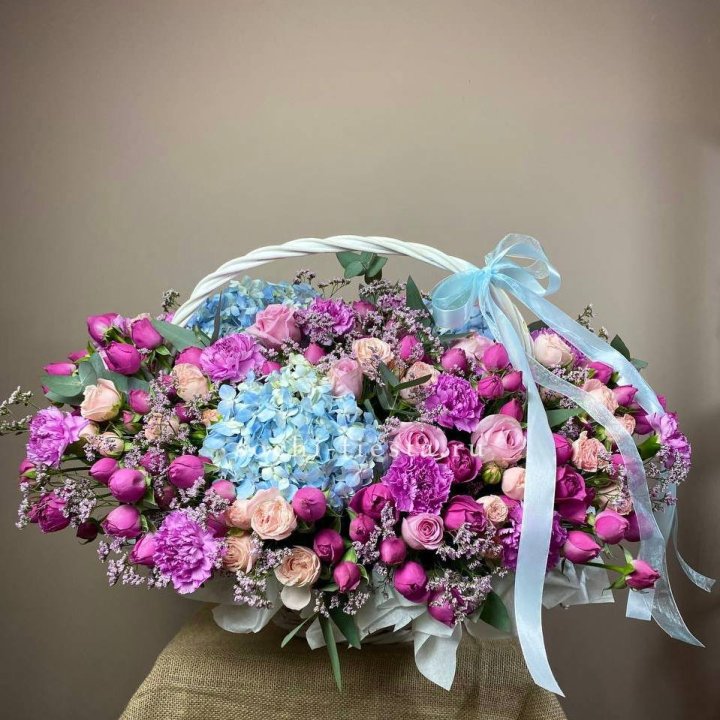 Авторская корзина "Лавандерия" в Воронеже