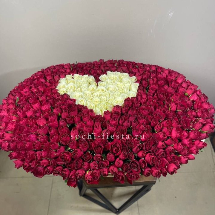 501 роза в корзине в Воронеже