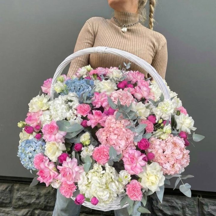 Цветочная корзина №3 в Воронеже