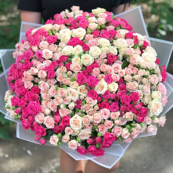 101 кустовая роза в Воронеже