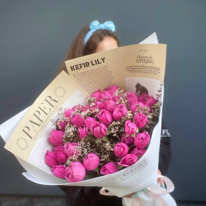 Пионовидные розы баблс №3 в Воронеже