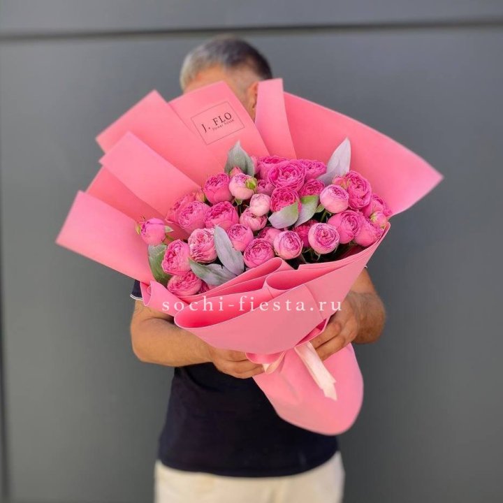 Пионовидные розы баблс №2 в Воронеже
