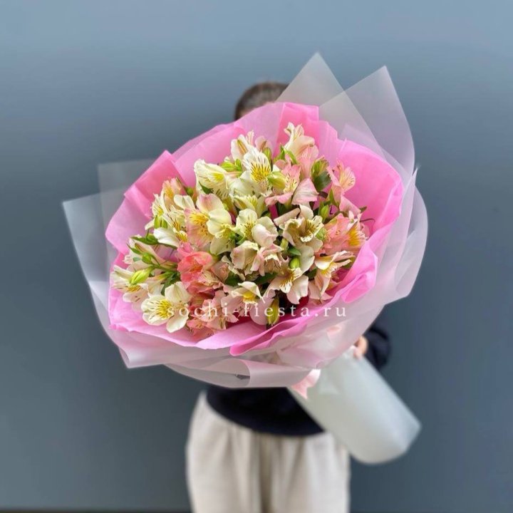 букет альстромерий "Черри" в Воронеже