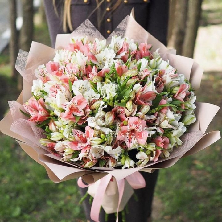 Букет альстромерий "ВАУ" в Воронеже