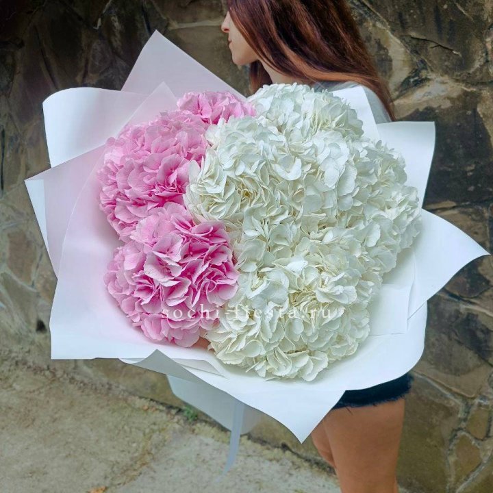 Букет гортензий №2 в Воронеже