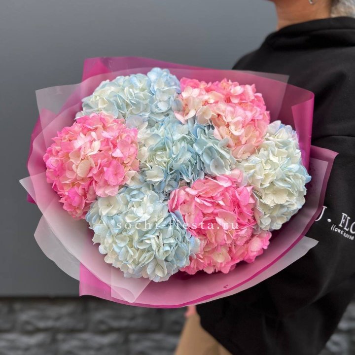 Букет гортензий "Тоника №2" в Воронеже