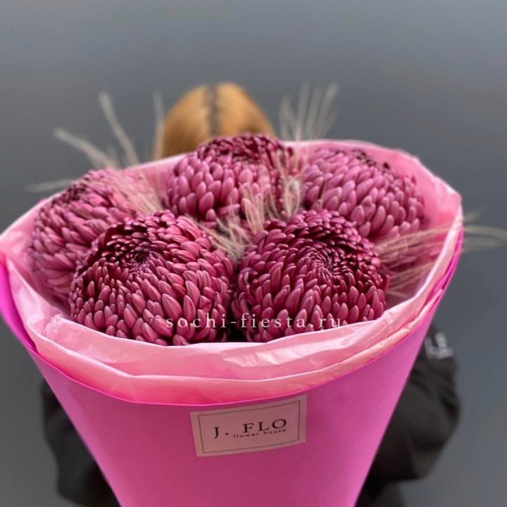 Хризантемы  Бигуди с стифой в Воронеже