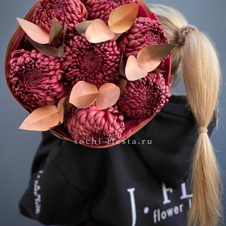 Хризантемы "Голд шоколад" в Воронеже